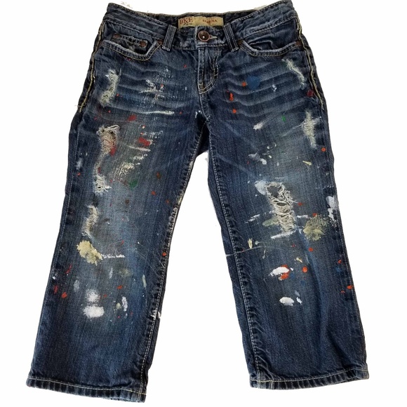 BKE Denim - BKE Sabrina Crop/Capri Jeans Size 25 Distressed